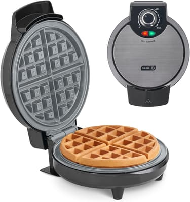 DASH Precision Crisp Belgian Waffle Maker, Electric Waffle Iron with Adjustable Temperature
