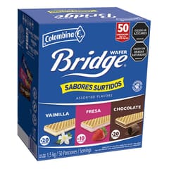 Bridge Assorted Wafers 50 Units / 30 g / 1.06 oz