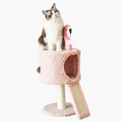 Catry 3-Level Small Tree with Hammock & Paper Scratching Post and Top Bed
