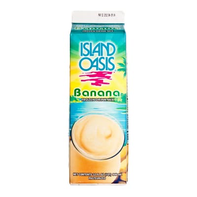 SLUSH, BANANA ISLAND OASIS BOX 12/32OZ