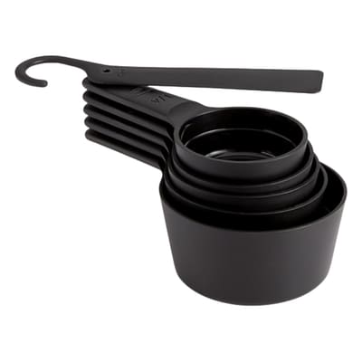 CUP, MEASURING 6-PIECE 1/4 TO 1 CUP BLACK OXO