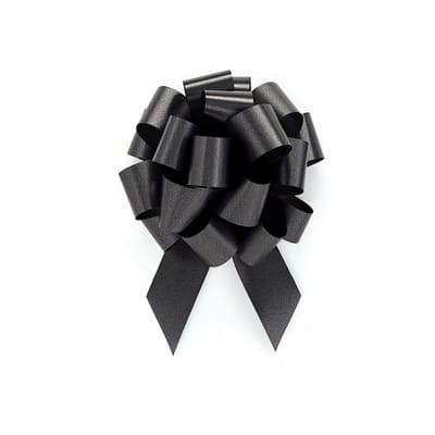 BOW , PULL BOWS BLACK 5.5'' 50/1CT