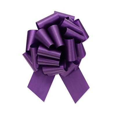 BOW , PULL BOWS PURPLE 5.5'' 50/1CT