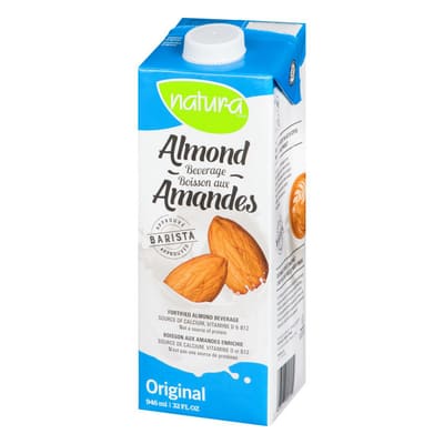 ALMND MILK, NATURA ORIGINAL UHT 12/946ML