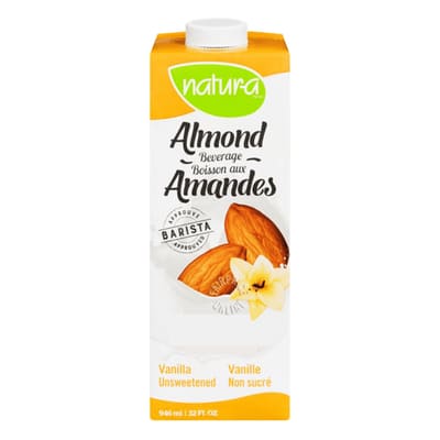 ALMOND MILK, NATURA VANILLA UHT 12/946ML