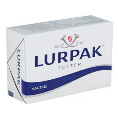 BUTTER, SALTED BAR LURPAK ARLA 20/200G