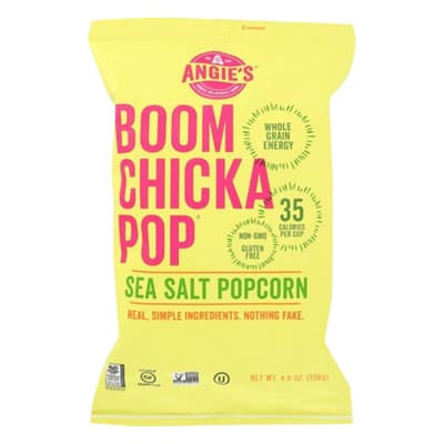 POPCORN, BOOMCHICKAPOP SEA SALT ANGIES 12/4.8OZ