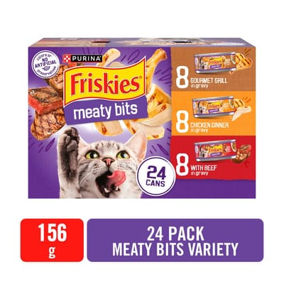 Friskies Canned Cat Food 24 Units / 156 g / 5.5 oz