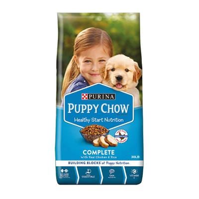 Purina Puppy Chow Chicken and Rice Puppy Chow with Essential Nutrients 13.6 kg / 30 lb