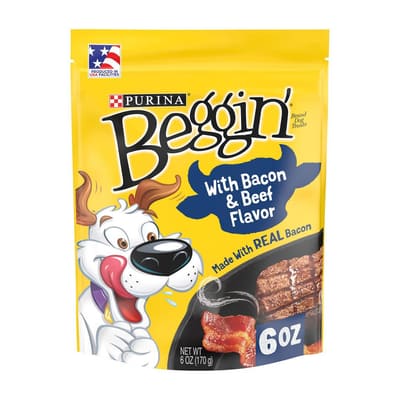 Purina Beggin Strips Bacon Flavor Dog Treat 6 Units / 170 g / 6 oz