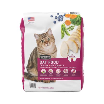 Selection Cat Food for All Ages Chicken and Peas Flavor 6.8 kg / 15 lb