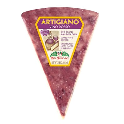 Belgioioso Artigiano Vino Rosso Cheese 453 g / 16 oz