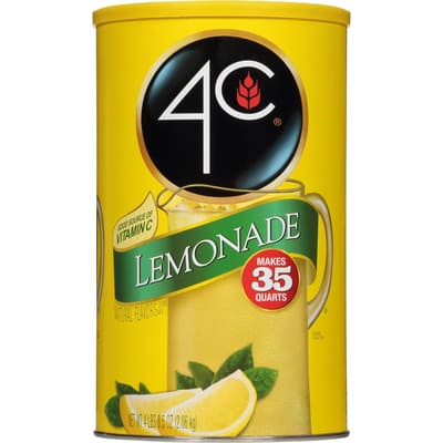 4C Lemonade Drink Mix 2.06 kg / 4.5 lb