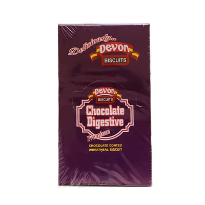 Devon Healthy and Nutritious Chocolate Digestive Biscuits 50 Units / 22 g
