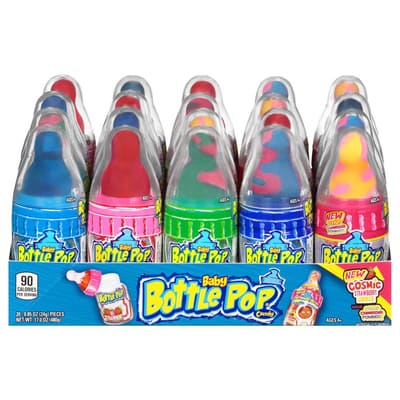 Baby Bottle Pop Assorted Flavor Sweet Powder Candies 20 Units / 24 g / 0.85 oz