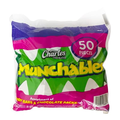 Charles Munchables Assorted Candies and Chocolates 50 Units