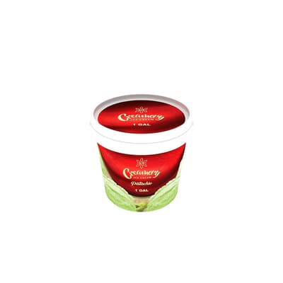 Creamy Novelties Pistachio Ice Cream 3.78 L / 127 oz