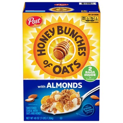 Honey Bunches of Oats Sweetened Cereal with Oats and Honey 1.36 kg / 3 lb