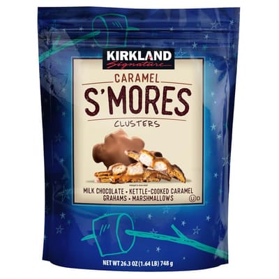 Kirkland Signature Clusters Chocolate Coated Cookies with Caramel and Marshmallow Filling 748 g / 26.3 oz