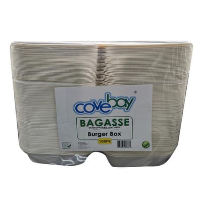 Covebay Husk Burger Boxes 100 Units