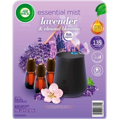 Air Wick Essential Mist 1 Diffuser + 3 Refills 20 mL