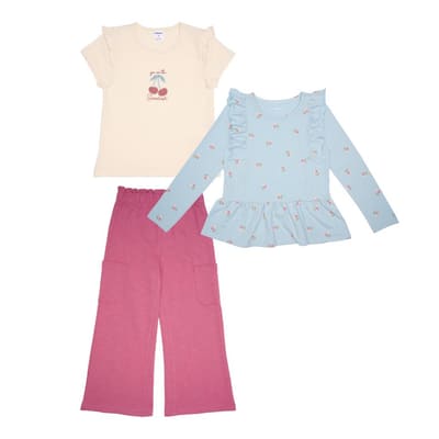 Pekkle Set with Pants for Girls 3 Pieces
