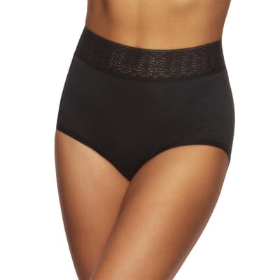 Black Bow Women's Lace Panties 5 Units