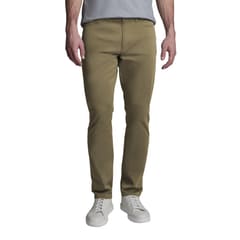 English Laundry Khaki Pants with Elastic Waist and 5 Pockets for Men