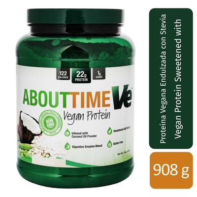 About Time Vé Vanilla Vegan Protein 908 g / 32 oz