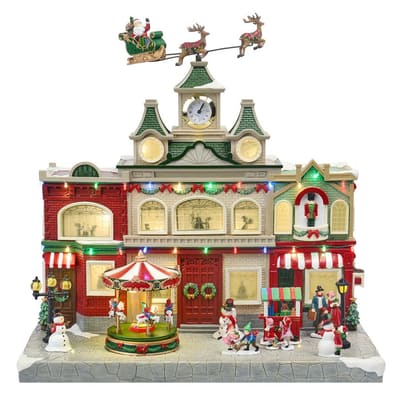 Selection Decorative Christmas Village Centerpiece