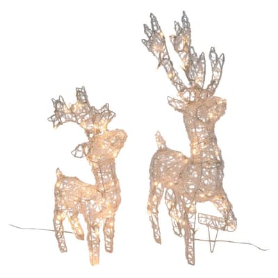 Selection LED Christmas Deer Set 2 Units