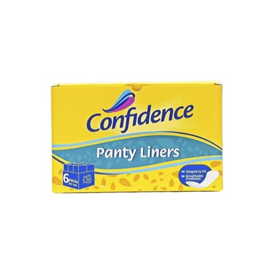 Confidence Panty Liners 6 Packs / 20 Units